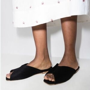 Deiji Studios NEW Wool slide slippers 39